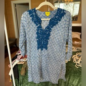 Roberta Roller Rabbit Printed Coverup/Tunic